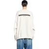 Maglione a girocollo Strike 1917 Oversize “Bianco” 699242TMVH29800