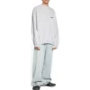 Maglione a girocollo Strike 1917 Oversize “Grigio chiaro” 699212TMVH21023