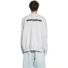 Maglione a girocollo Strike 1917 Oversize “Grigio chiaro” 699212TMVH21023