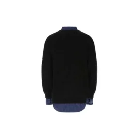 Maglione a strati con dettagli “Black” 675268T32151000