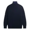 Maglione a strati in maglia Tromp Loeil “Navy” 675274T16118065
