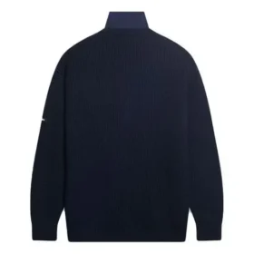 Maglione a strati in maglia Tromp Loeil “Navy” 675274T16118065