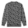 Maglione Balenciaga Paris con intarsio su tutta la superficie “Black White” 599826T31701070