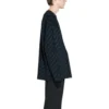 Maglione con logo all-over “Dark Blue Green” 736247T32334301