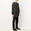 Maglione con logo in maglia intarsiata “Grey” 625970T31781262