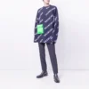 Maglione con logo in maglia intarsiata “Nero” 623283T15674177