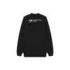 Maglione con logo ricamato, vestibilità media “Nero” 652981TKV871070