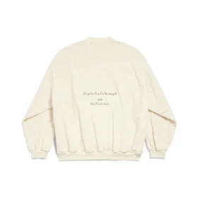 Maglione con logo SS24 e spartito “Beige” 699212TMVO69069