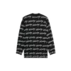 Maglione con logo su tutta la superficie “Black” 625984T31841070