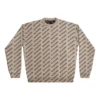 Maglione con mini logo su tutta la superficie “Beige” 736247T32339977