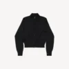 Maglione da donna con zip, nero