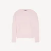 Maglione da donna in rosa polveroso