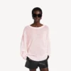 Maglione da donna in rosa polveroso