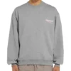 Maglione da uomo Balenciaga con collo rotondo e motivo alfabetico Micro Mark, grigio 556147TBV141300