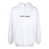Maglione da uomo Balenciaga con logo, oversize, bianco 570811TIV559040