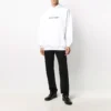 Maglione da uomo Balenciaga con logo, oversize, bianco 570811TIV559040