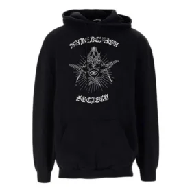 Maglione da uomo Balenciaga con stampa, nero 570811TJVE91000
