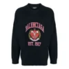 Maglione girocollo con logo College Est. 1917 “Black” 675267T32178065