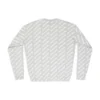 Maglione girocollo con logo su tutta la superficie “Light Grey White” 702952T32331461