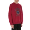 Maglione girocollo con logo universitario “Red” 675267T32176164