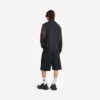 Maglione ibrido da uomo con zip in grigio scuro