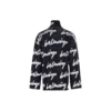 Maglione in jersey a collo alto con logo scarabocchiato “Nero” 625927T31801070