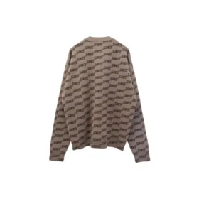 Maglione in maglia a girocollo BB Allover “Beige” 733859T32539378