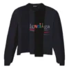 Maglione in maglia asimmetrico dalla linea rivisitata “Black” 657334T32011271