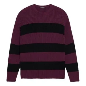 Maglione in maglia Border BB “Viola Nero” 608760T31621087 Maglione in maglia Border BB “Viola Nero” 608760T31621087