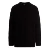 Maglione in maglia con logo jacquard “Black” 662728T31661000