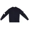 Maglione in maglia con scollo a V effetto consumato “Navy” 696091T16420414