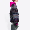 Maglione in misto lana con motivo Fair Isle effetto consumato “Blue” 662518T16028088