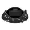 Mini borsa Le Cagole con catena e stampa coccodrillo “Black” 69581423EJY1000