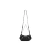 Mini borsa Le Cagole con catena e stampa coccodrillo “Black” 69581423EJY1000