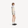 Mini shorts da donna in blu chiaro sbiancato Mini shorts da donna in blu chiaro sbiancato