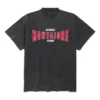 Montaigne Oversized T-shirt “Black Faded” 787349TRVN31048