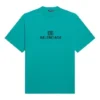 Mosaic Logo BB Alphabet Loose Hole Distress a maniche corte unisex blu 651795TKVF53660