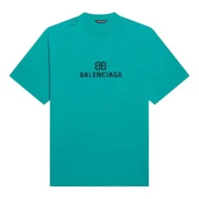 Mosaic Logo BB Alphabet Loose Hole Distress a maniche corte unisex blu 651795TKVF53660 Mosaic Logo BB Alphabet Loose Hole Distress a maniche corte unisex blu 651795TKVF53660
