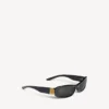 Occhiali da sole da donna Cosmo rettangolari in nero Occhiali da sole da donna Cosmo rettangolari in nero