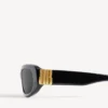Occhiali da sole da donna Cosmo rettangolari in nero Occhiali da sole da donna Cosmo rettangolari in nero