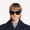 Occhiali da sole da donna Cosmo Square AF in nero