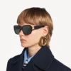 Occhiali da sole da donna Cosmo Square AF in nero