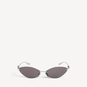 Occhiali da sole da donna Nano Cat in argento