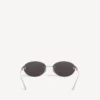 Occhiali da sole Gossip Oval AF in argento/nero Occhiali da sole Gossip Oval AF in argento/nero
