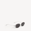 Occhiali da sole Gossip Oval AF in argento/nero Occhiali da sole Gossip Oval AF in argento/nero