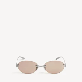 Occhiali da sole Gossip Oval AF in rutenio scuro/marrone