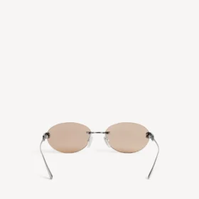 Occhiali da sole Gossip Oval AF in rutenio scuro/marrone
