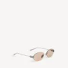Occhiali da sole Gossip Oval AF in rutenio scuro/marrone Occhiali da sole Gossip Oval AF in rutenio scuro/marrone