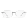 Occhiali da sole Invisible Rectangle “Silver” 768058T00051402