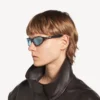 Occhiali da sole Neo rotondi in nero Occhiali da sole Neo rotondi in nero